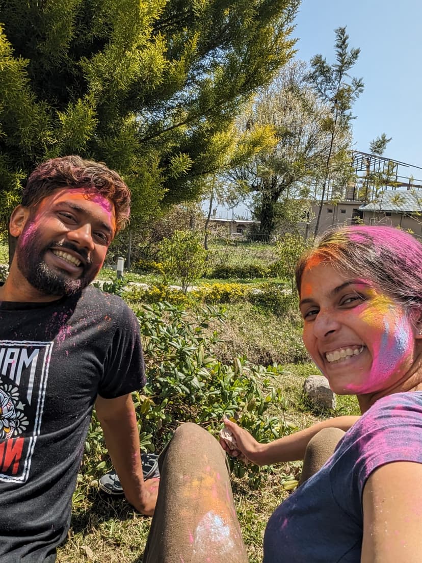 People playing Holi - Indian Culture and Holi Celebration